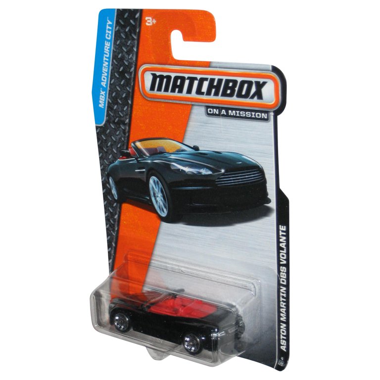 Matchbox MBX Adventure City (2013) Black Aston Martin DBS