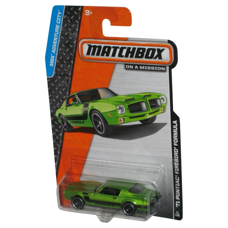 Matchbox MBX Adventure City (2013) Green '71 Pontiac