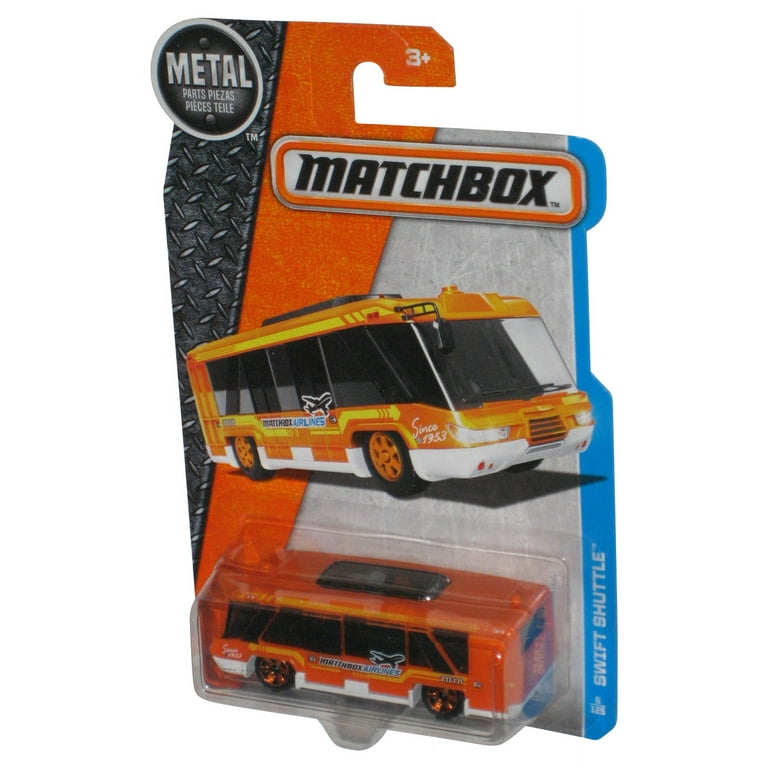 Matchbox MBX Adventure City (2015) Orange Swift Shuttle Toy 6/125