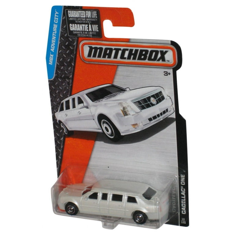 Matchbox MBX Adventure City 2015 White Cadillac One Toy Car 10 125