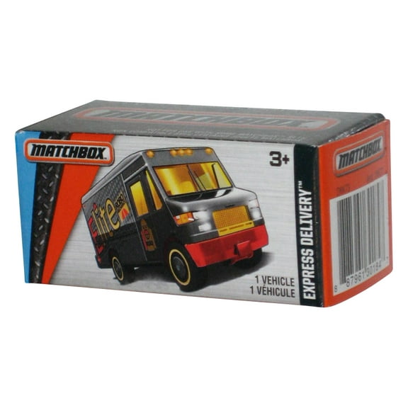 Matchbox MBX Adventure City Express Delivery (2015) Black Power Grabs Box Toy Vehicle 21/125