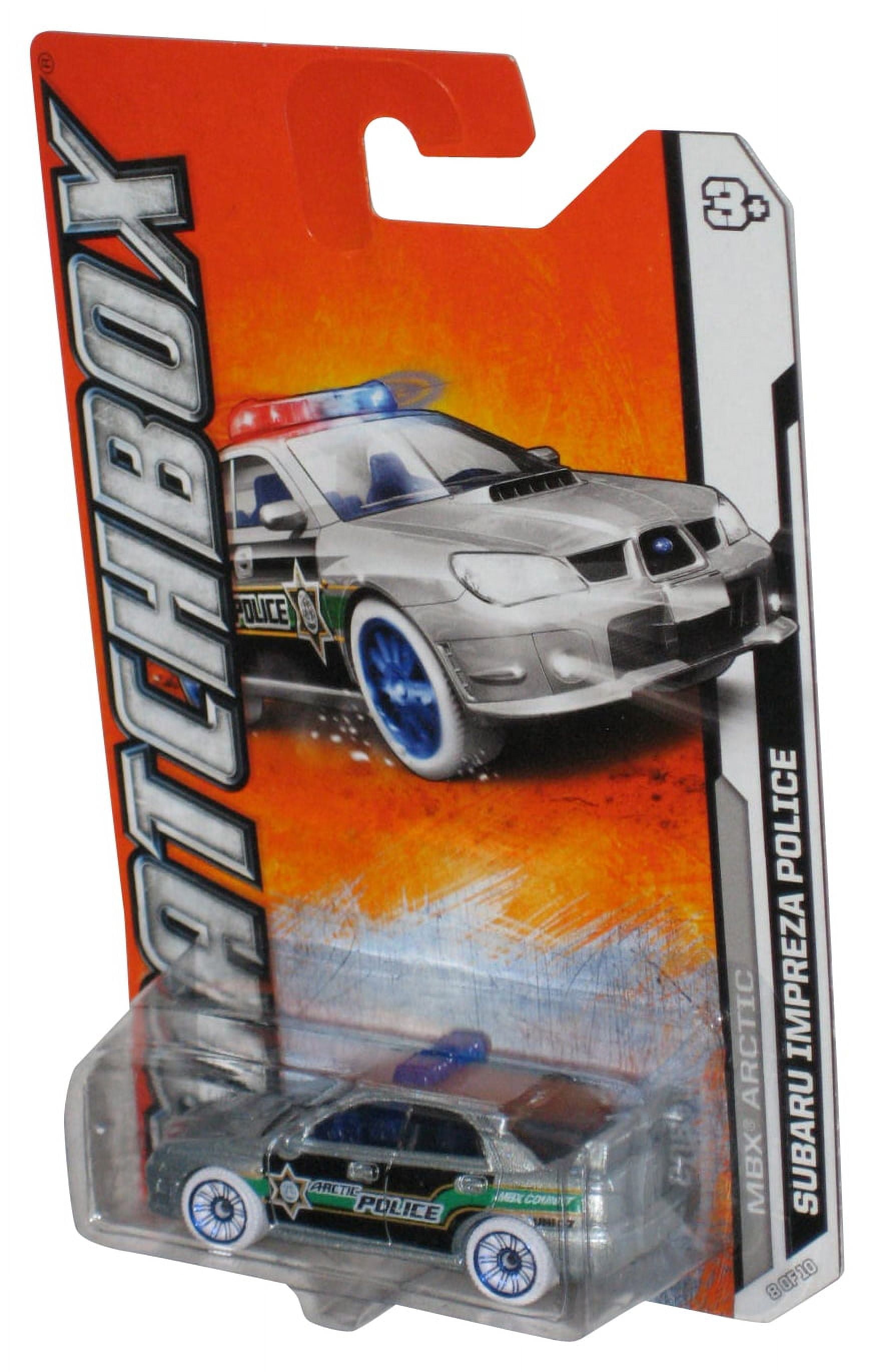 Matchbox MBX Arctic 2011 Silver Subaru Impreza Police Toy Car 78 120 Walmart