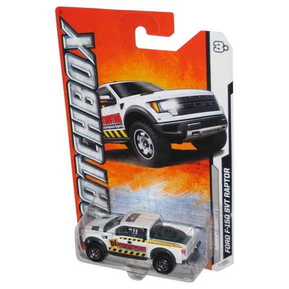 Matchbox MBX Arctic (2011) White Ford F-150 SVT Raptor Toy Truck 77/120
