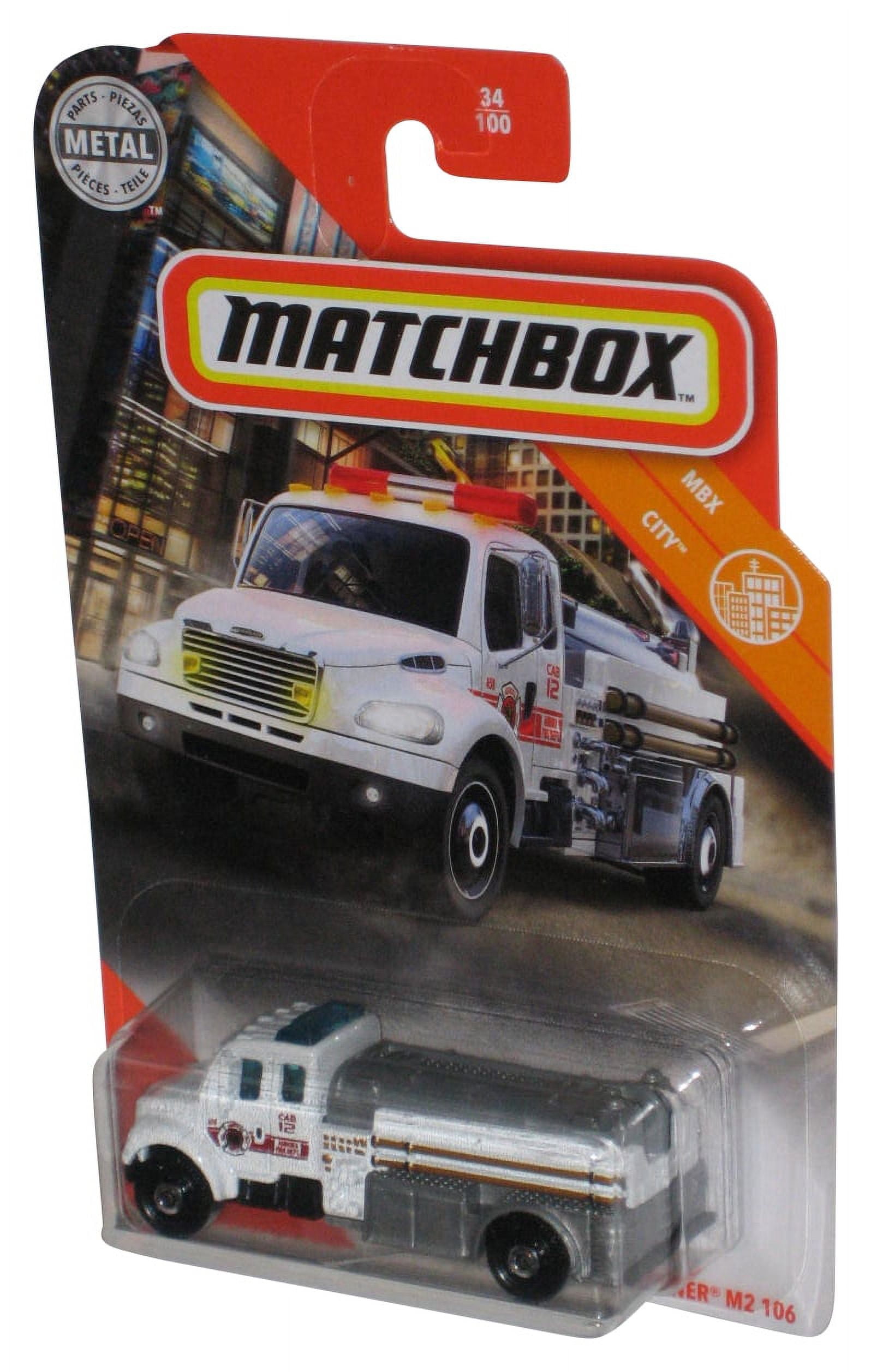 Matchbox MBX City (2019) White Freightliner M2 106 Toy Truck 34