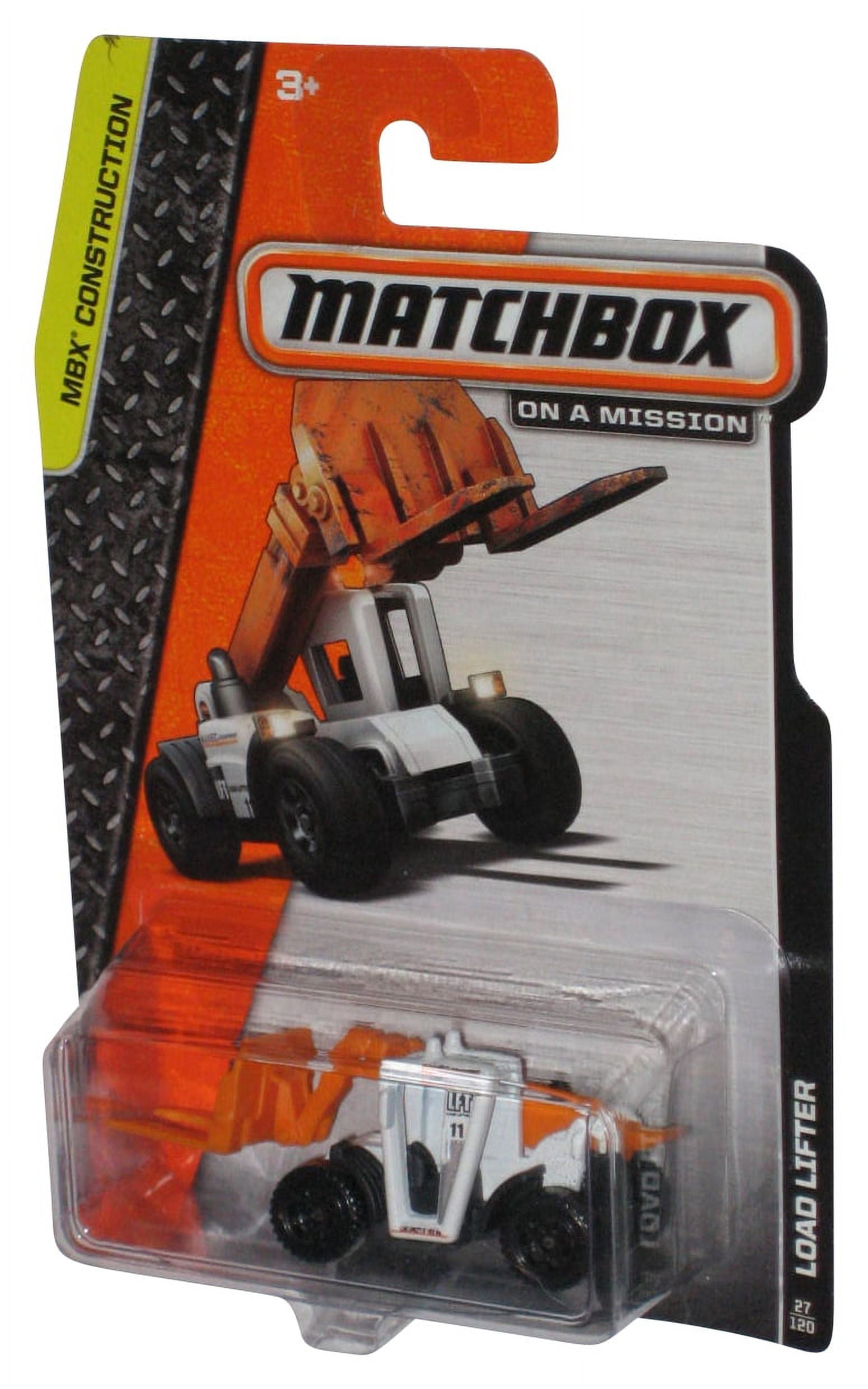 Matchbox MBX Construction (2013) White & Orange Load Lifter Toy 27