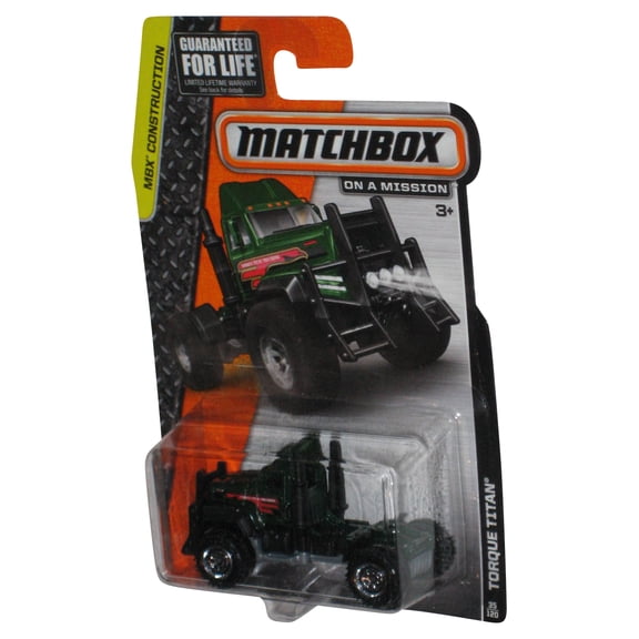 Matchbox MBX Construction (2014) Green Torque Titan Truck Toy 35/120