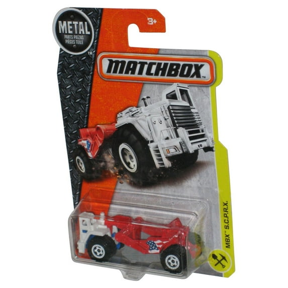 Matchbox MBX Construction (2016) Red & White S.C.P.R.X. Toy 33/125