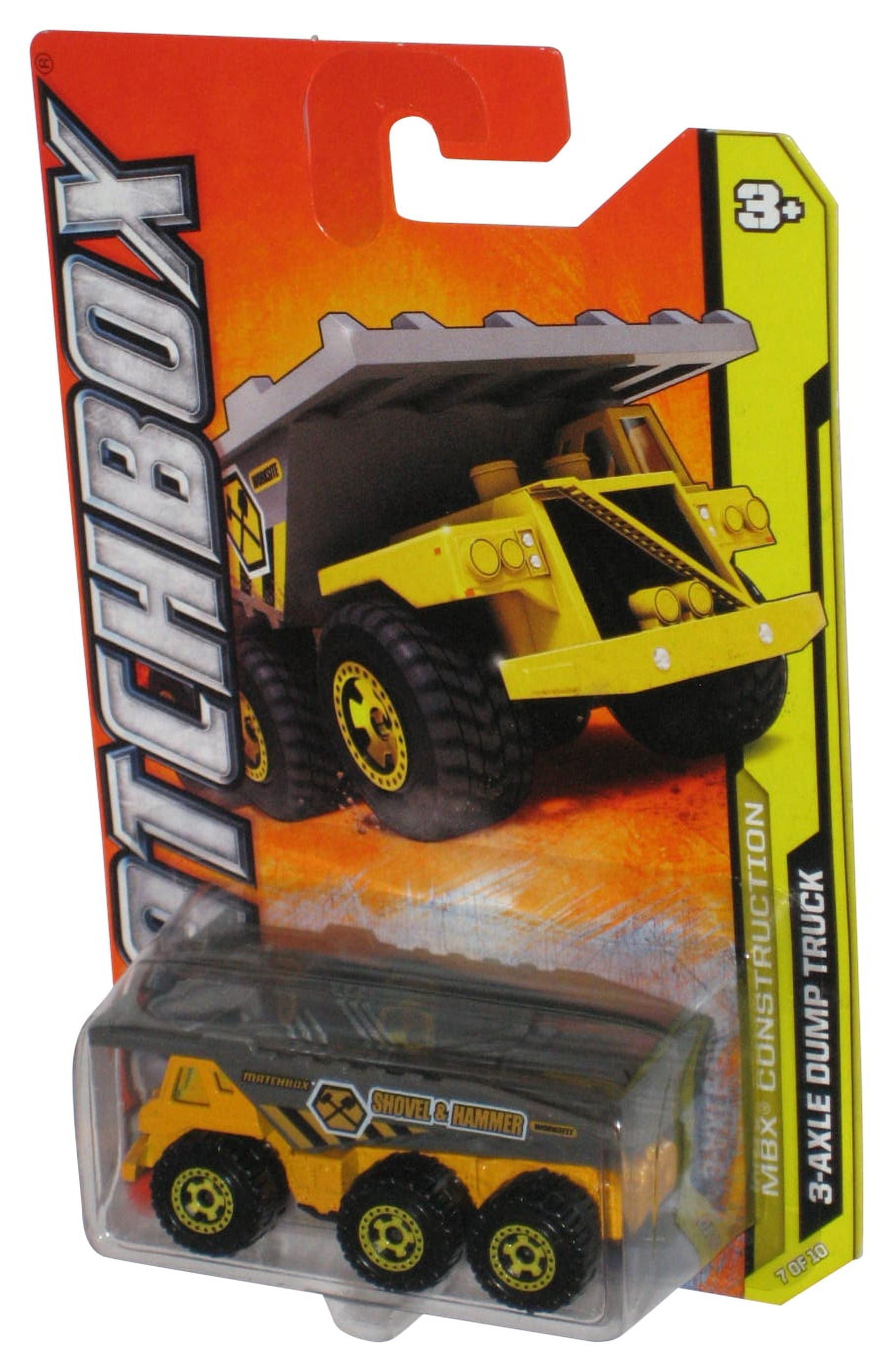 Matchbox MBX Construction Turf Hauler Dump Truck - 2017 Maroon & Gray 1:64 Scale Die-Cast