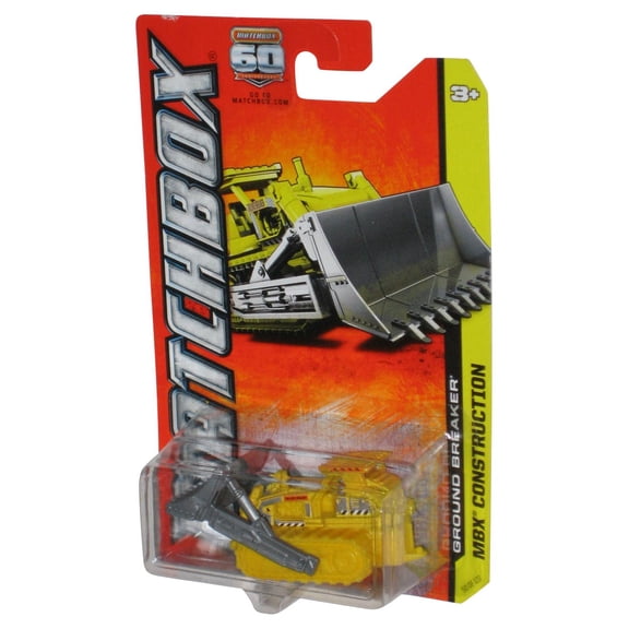 Matchbox MBX Construction Yellow Ground Breaker Vehicle Toy 50/120