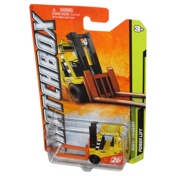 Matchbox MBX Desert (2011) Yellow & Orange Power Lift Toy 42/120