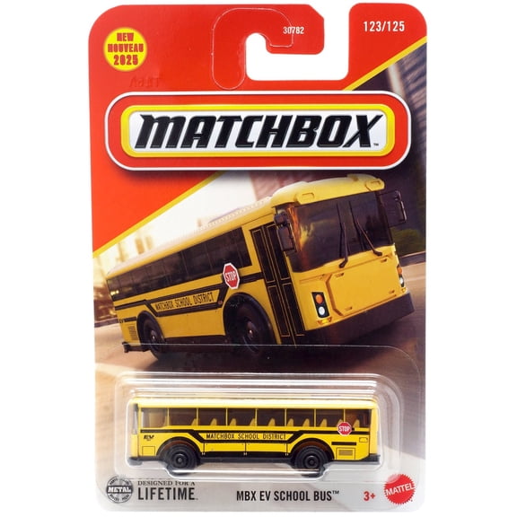 Matchbox MBX EV School Bus Diecast Car