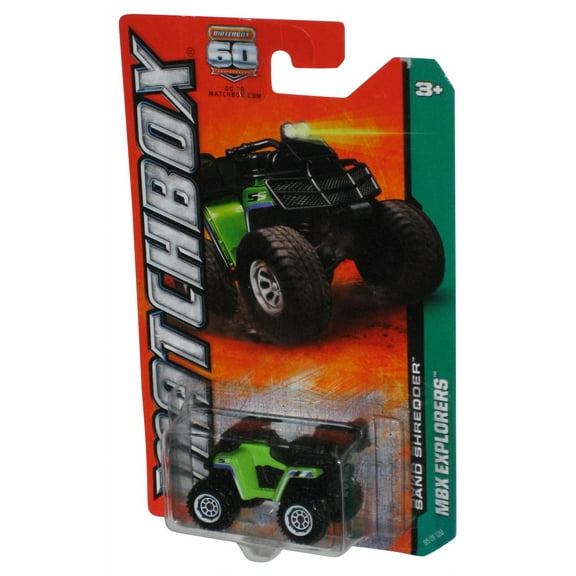 Matchbox MBX Explorers (2012) Green Sand Shredder Toy Car 85/120