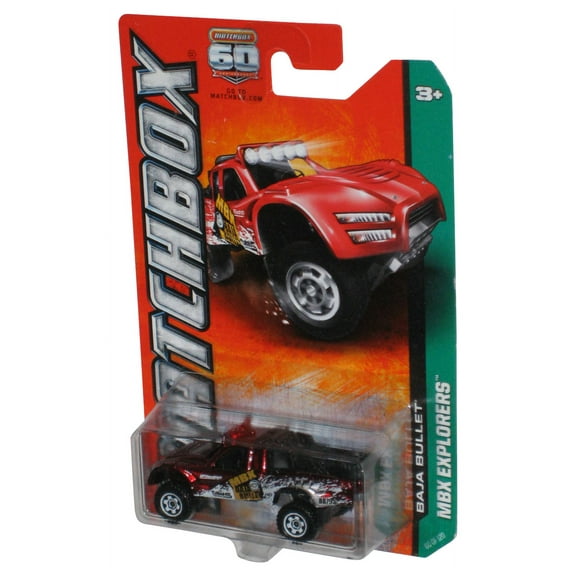 Matchbox MBX Explorers (2012) Red Baja Bullet Die-Cast Toy Car 60/120