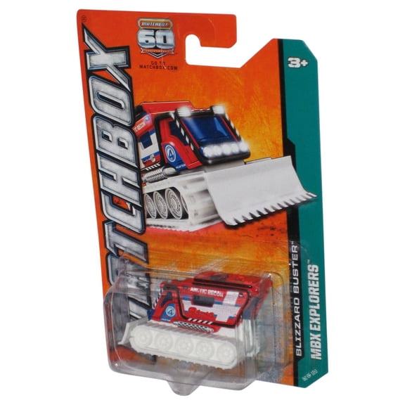 Matchbox MBX Explorers (2012) Red & White Blizzard Buster Toy 92/120