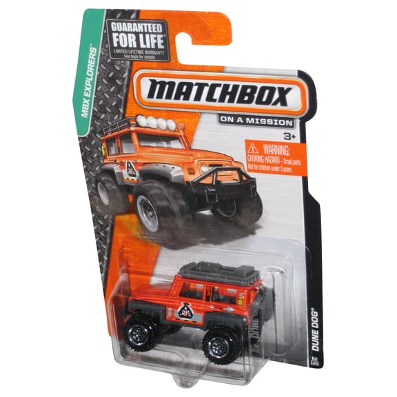 Matchbox MBX Explorers (2013) Mattel Orange Dune Dog Toy Car 62/120