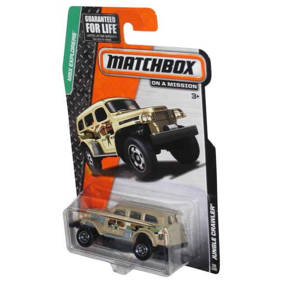 Matchbox MBX Explorers (2013) Tan Jungle Crawler Toy Car 59/120