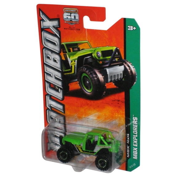 Matchbox MBX Explorers 4x4 (2012) Green Die-Cat Toy 56/120