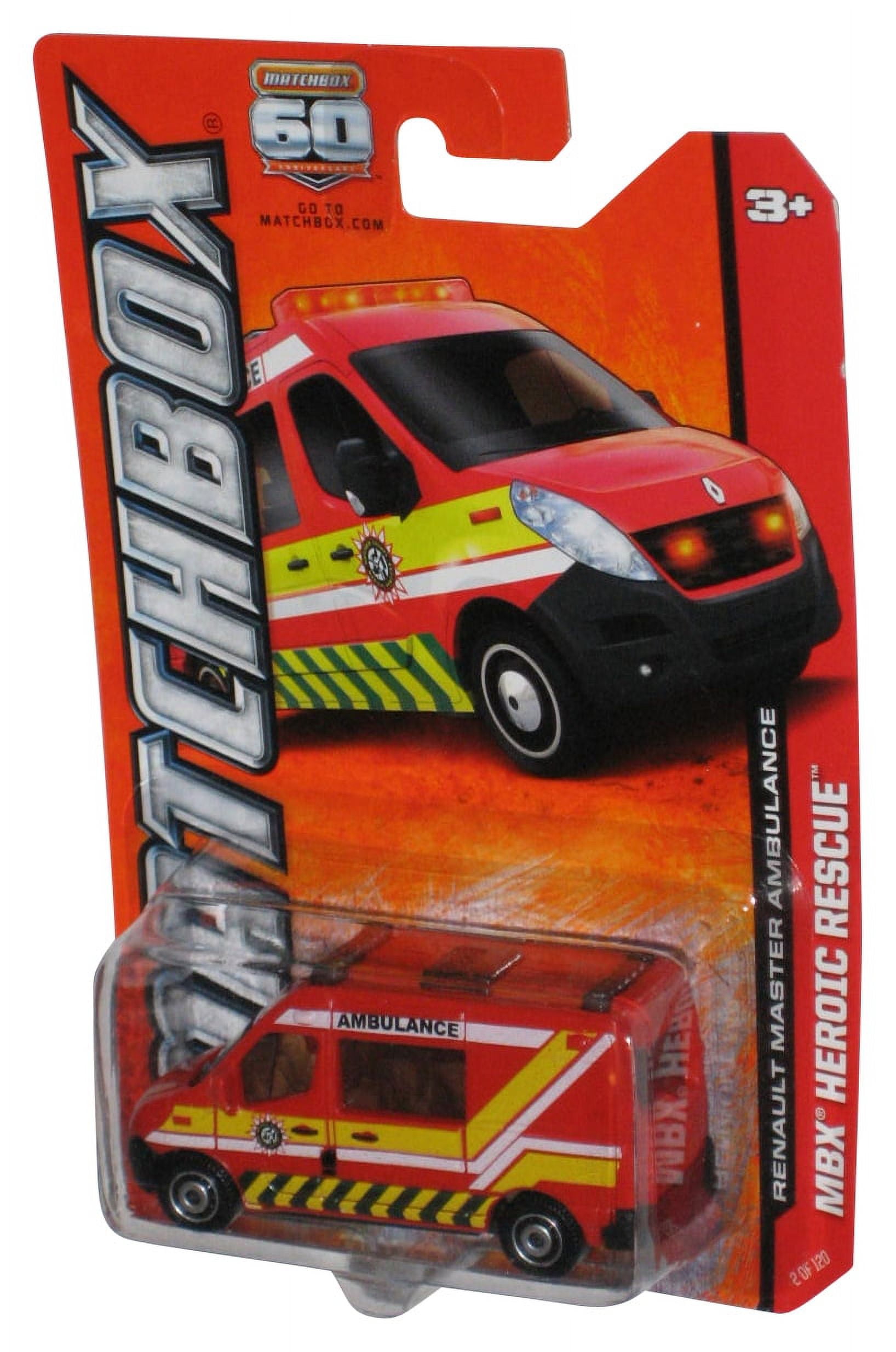 見逃し厳禁！おトクな MBX Matchbox Heroic Ambulance Master Renault (2012) Rescue 救急車