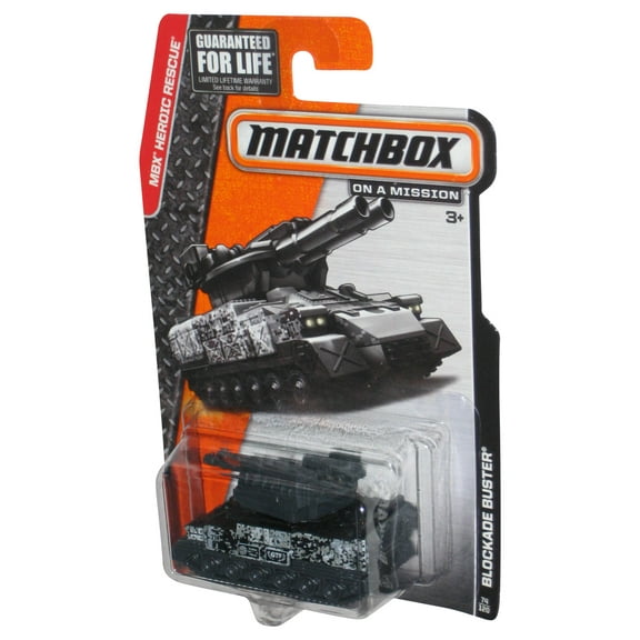 Matchbox MBX Heroic Rescue (2014) Blockade Buster Tank Toy 74/120