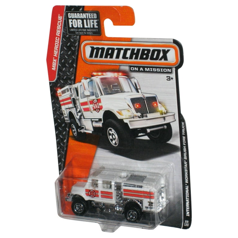Matchbox MBX Heroic Rescue 2014 White International Workstar Brush Fire Truck Toy 69 120 Walmart