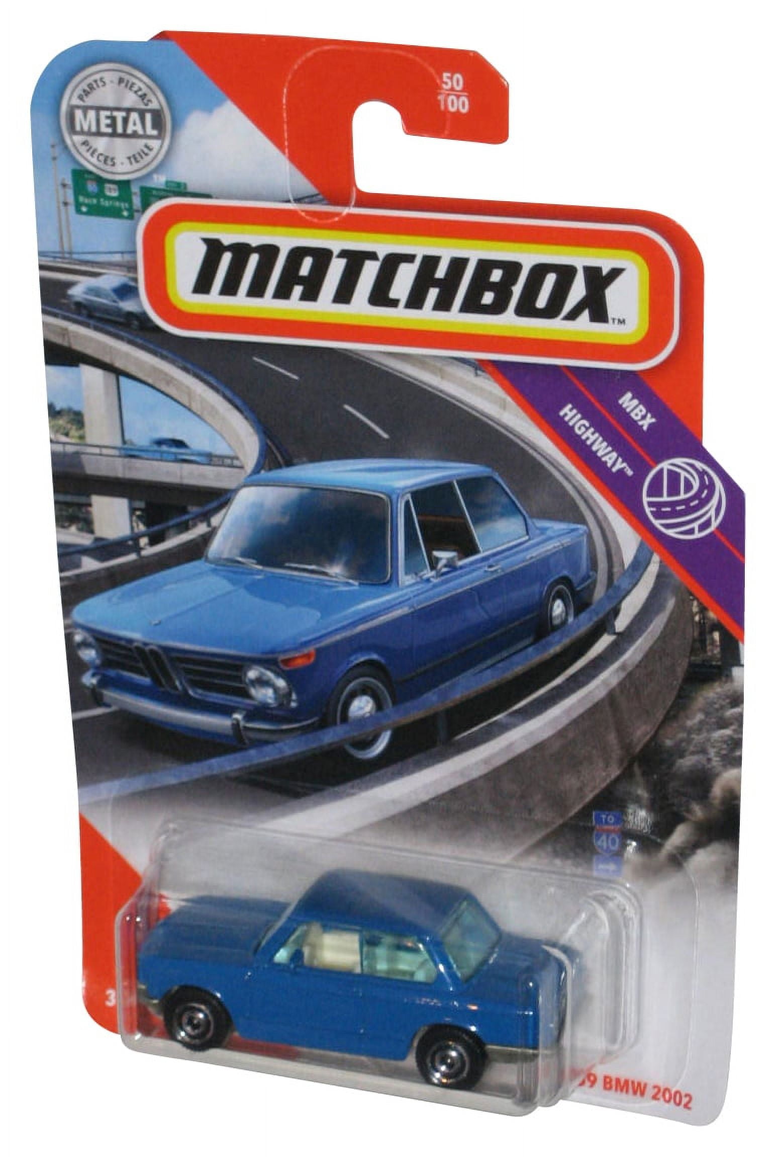 Matchbox MBX Highway (2019) Blue '69 BMW 2002 Toy Car 50/100