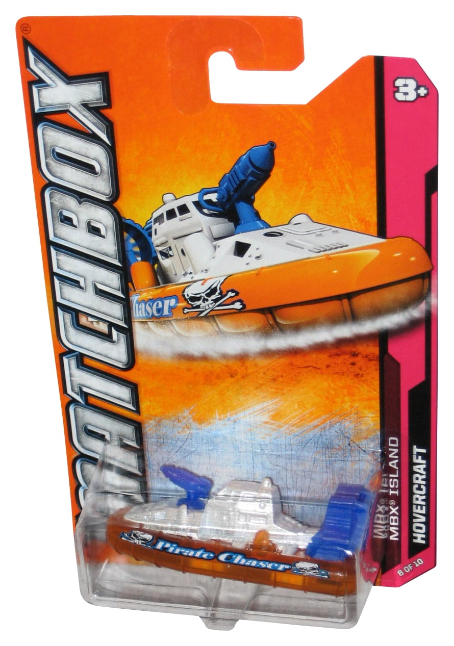 Matchbox MBX Island 2011 Blue Orange Hovercraft Toy Boat 98 120