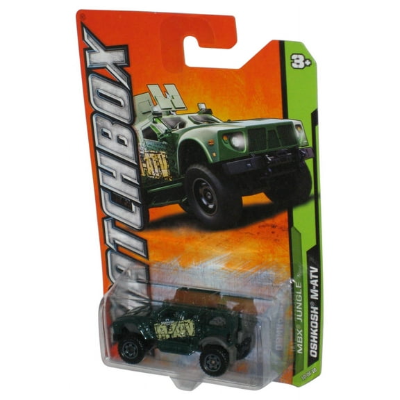 Matchbox MBX Jungle Oshkosh M-ATV Green Die-Cast Toy Vehicle 110/120