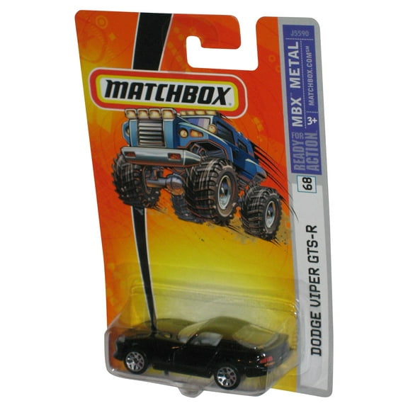 Matchbox MBX Metal (2005) Black Dodge Viper GTS-R Toy Car #68