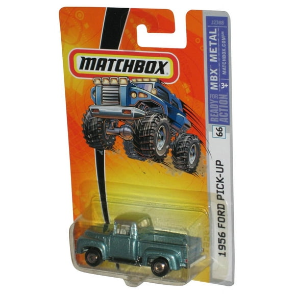 Matchbox MBX Metal (2005) Metallic Blue 1956 Ford Pick-Up Toy Truck #66