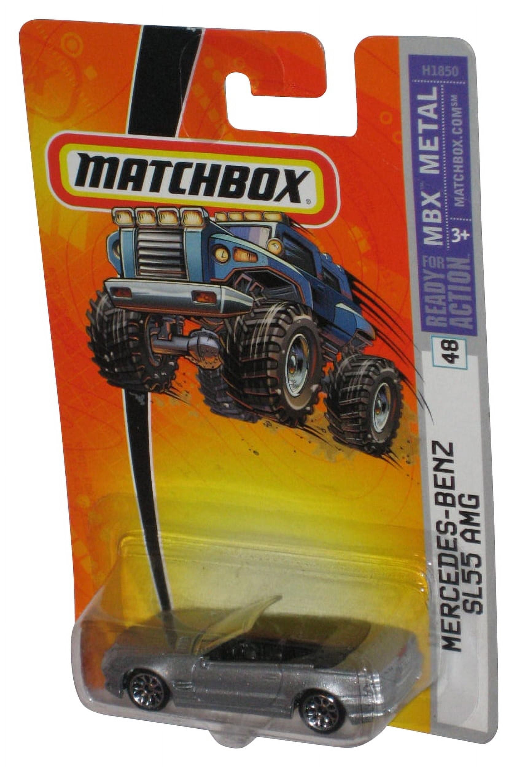 Matchbox MBX Metal (2005) Silver Mercedes-Benz SL55 AMG Toy Car