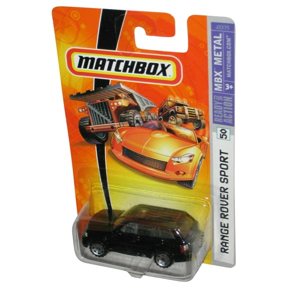 Matchbox MBX Metal (2006) Black Range Rover Sport Black Car Toy #50