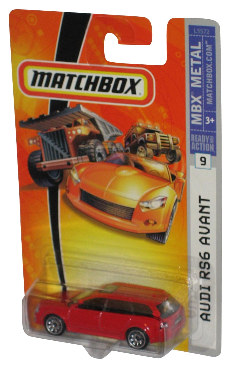 Matchbox MBX Metal (2006) Red Audi RS6 Avant Die-Cast Toy Car #9 ...