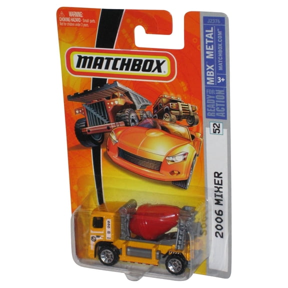 Matchbox MBX Metal (2006) Yellow & Red 2006 Mixer Toy #52