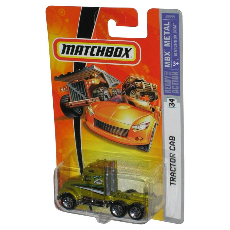 Matchbox MBX Metal (2006) Yellow Tractor Cab Toy Truck Vehicle #34