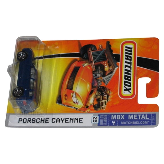 Matchbox MBX Metal (2007) Blue Porsche Cayenne Blue Toy Car #25
