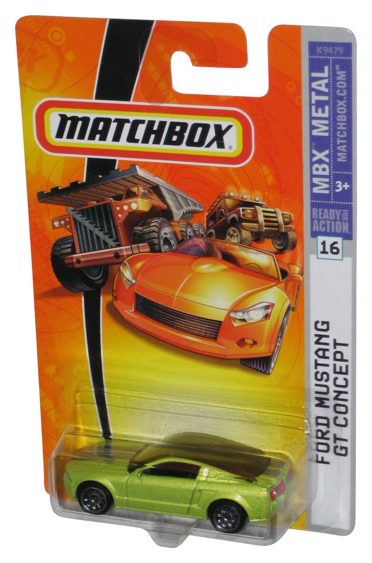 Matchbox MBX Metal (2007) Ford Mustang GT Concept Green Toy