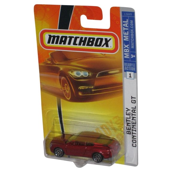 Matchbox MBX Metal (2007) Red Bentley Continental GT Toy Car #1