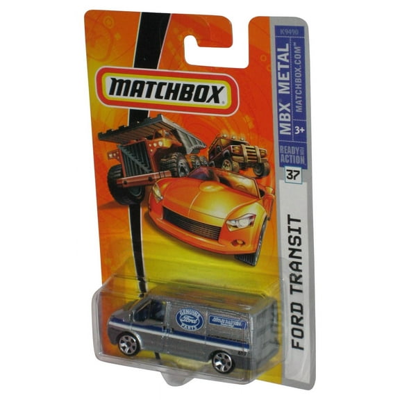 Matchbox MBX Metal (2007) Silver Ford Transit Toy Van #37