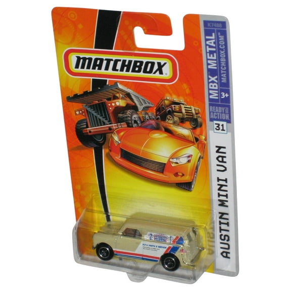 Matchbox MBX Metal (2007) Tan Austin Mini Van Toy #31