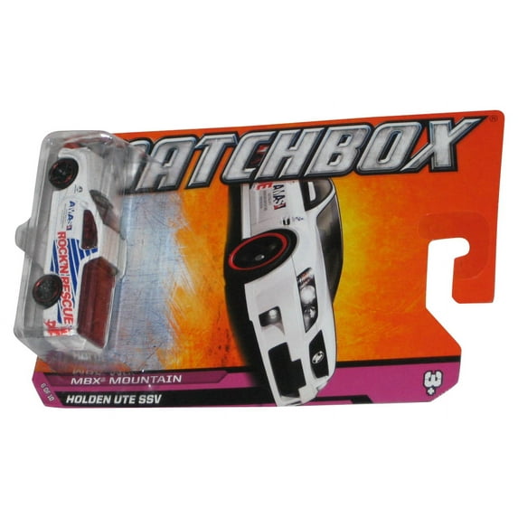 Matchbox MBX Mountain 6/10 (2011) White Holden Ute SSV Toy Car 56/120