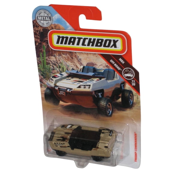Matchbox MBX Off-Road 11/20 (2018) Tan Swamp Commander Toy 98/125