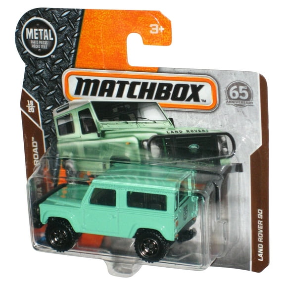 Matchbox MBX Off Road 18/20 (2017) Green Land Rover 90 Toy Car 118/125 - (Short Card)