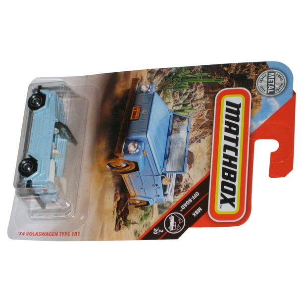 Matchbox MBX Off Road 2018 Blue 74 Volkswagen Type 181 Toy Car 2 20 Walmart Business Supplies