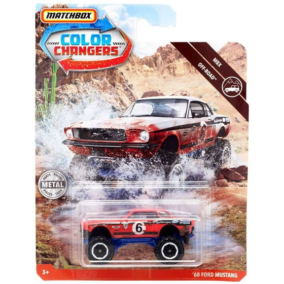 Matchbox MBX Off-Road '68 Ford Mustang Diecast Vehicle