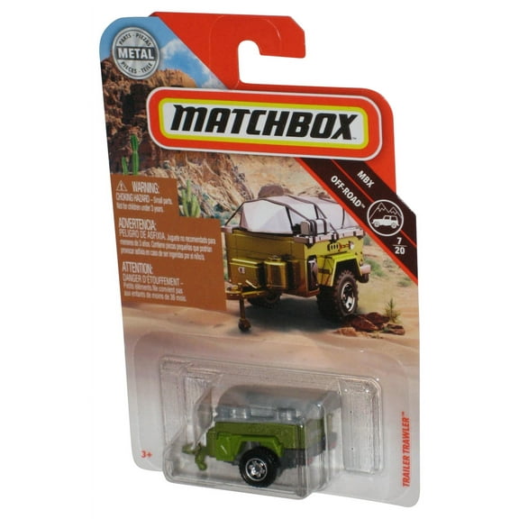 Mattel Matchbox MBX Off-Road 7/20 (2018) Play Vehicle, 3+ Yrs, Metal Green