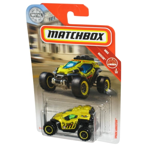 Matchbox MBX Rescue 2/30 (2018) Yellow Spark Arrestor Car Toy 39/125