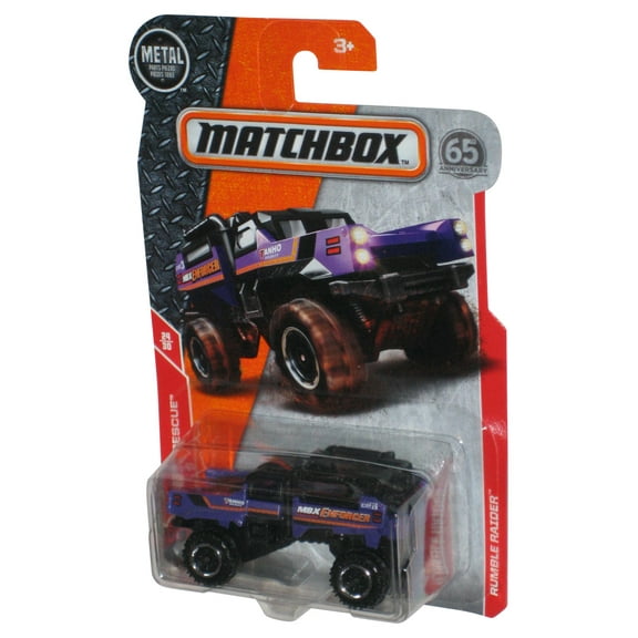 Matchbox MBX Rescue (2017) Purple Rumble Raider Truck 24/30