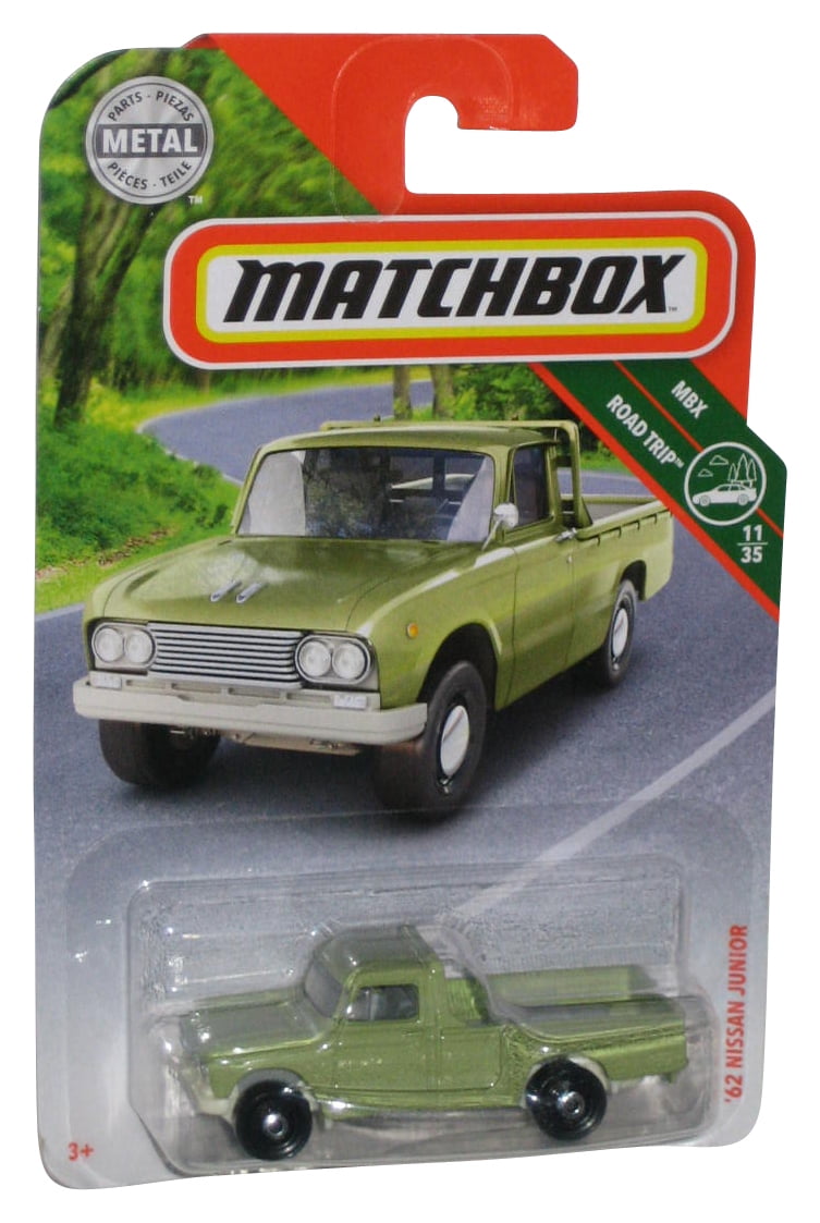 Matchbox MBX Road Trip (2018) Green '62 Nissan Junior Toy Truck 11