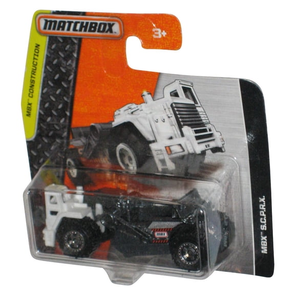 Matchbox MBX S.C.P.R.X. Black & White (2015) Mattel Construction Toy - (Short Card)