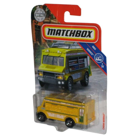 Matchbox MBX Service 7/20 (2018) Yellow Chow Mobile Toy Truck 25/125